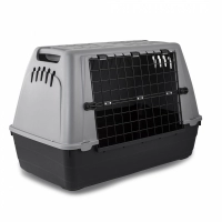 DUVO+ Клетка для транспортировки собак в автомобиле "Барон", серая, 100х60х65см