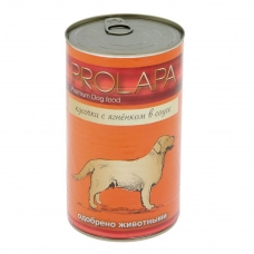 PROLAPA консервы ягненок в соусе для собак, 1,24 кг