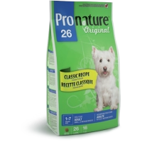 Pronature Original 26 сухой корм для собак мелких и средних пород, 2.72 и 20 кг